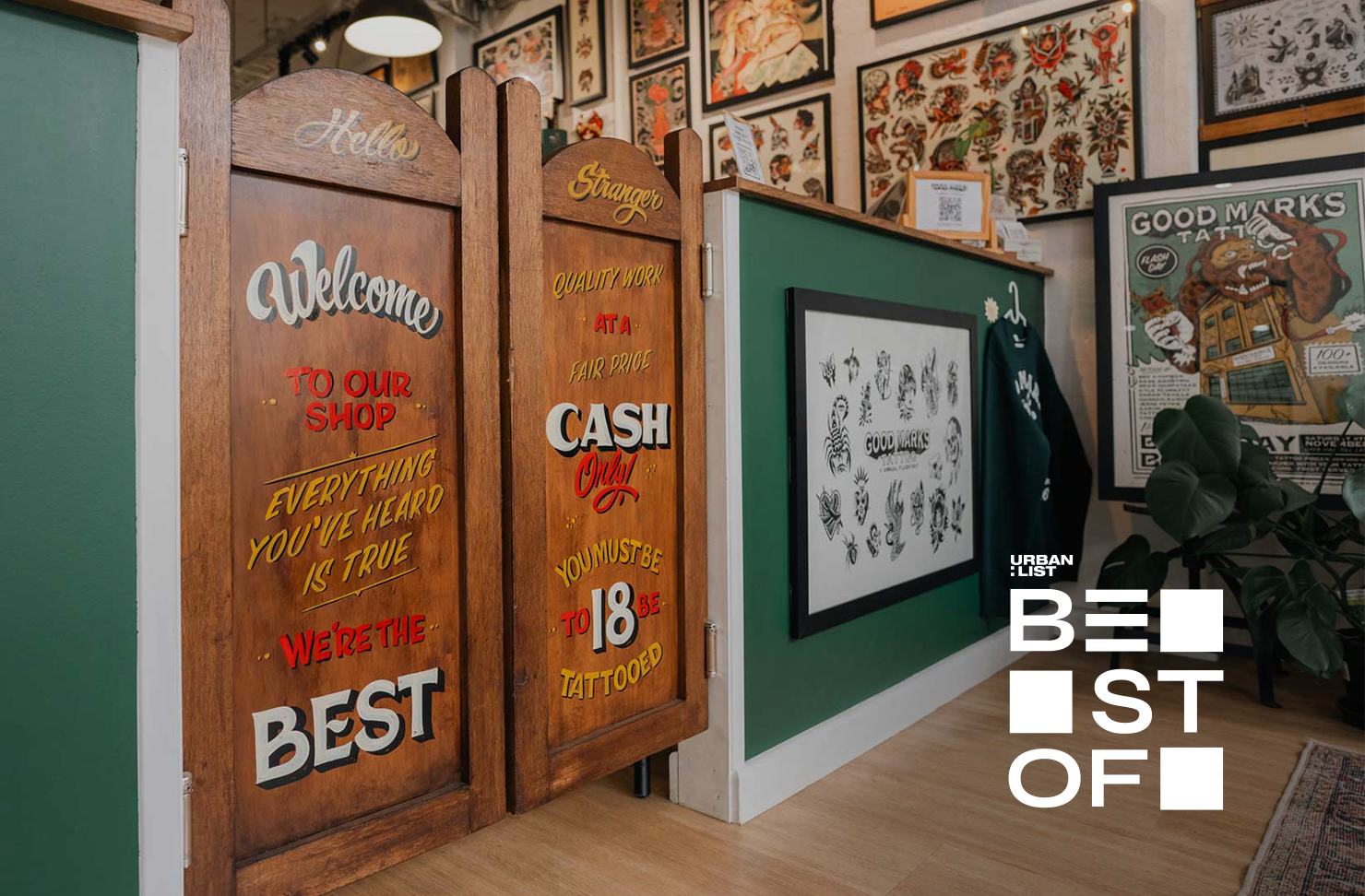 GOOD MARKS TATTOO in West Melbourne, one of the city's best tattoo studios.